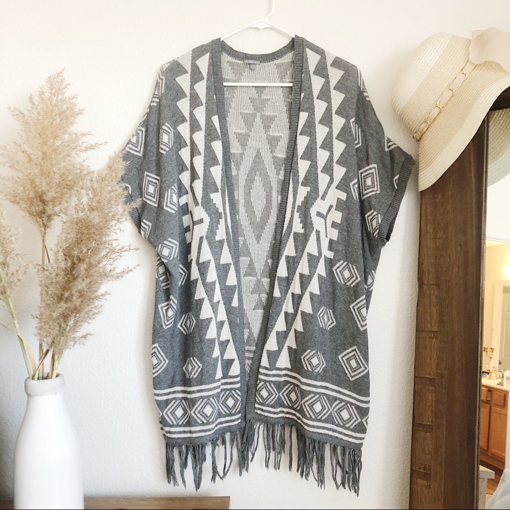 Charlotte Russe Boho Printed Cardigan